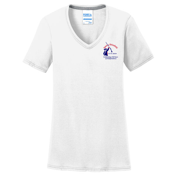 Brimfield 250 - Ladies Performance Blend V Neck Tee Thumbnail